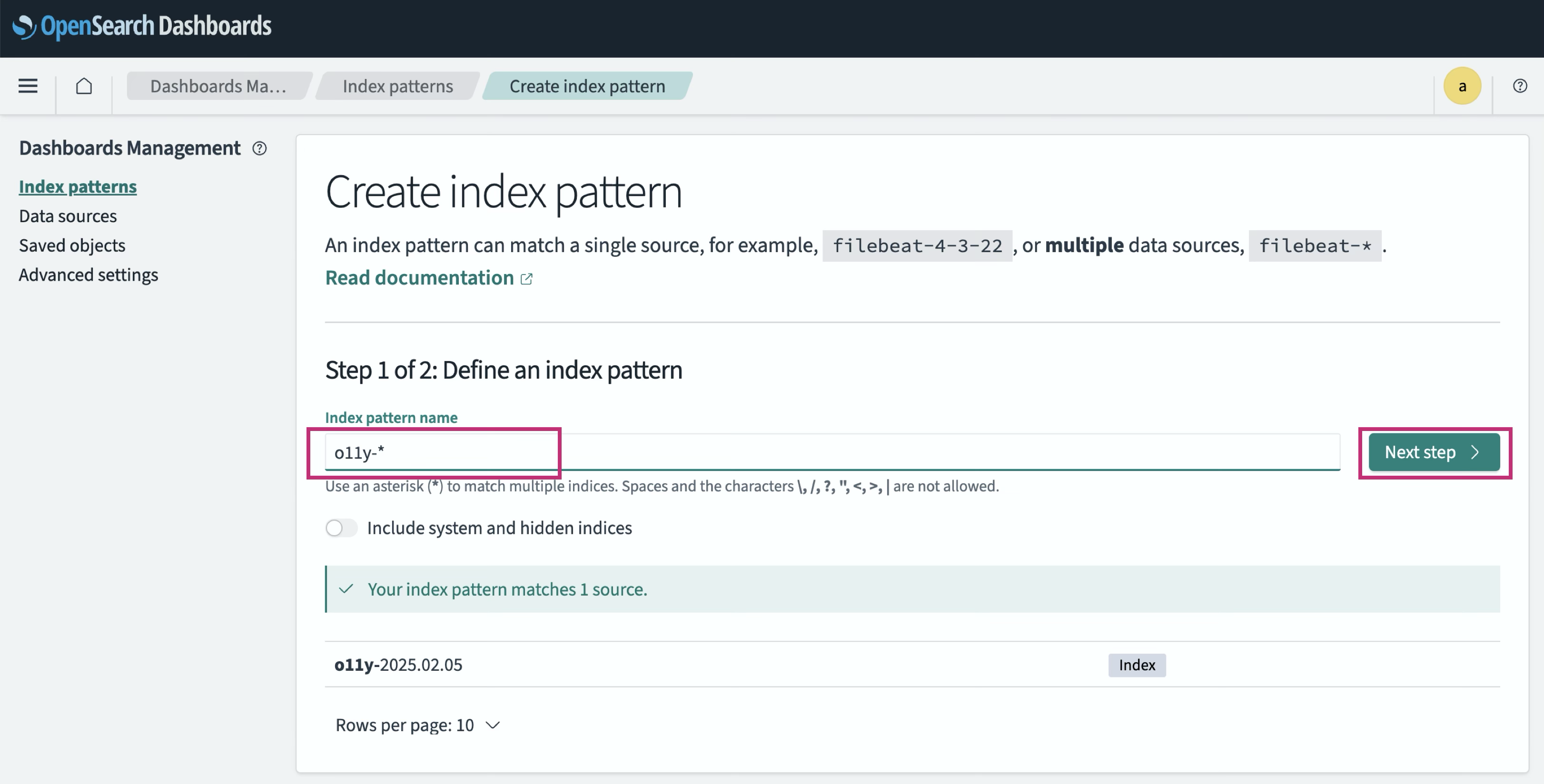 opensearch dashboards ui 2