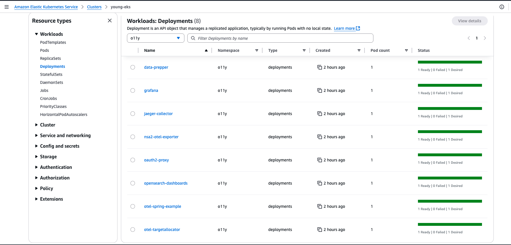 sf builder aws results