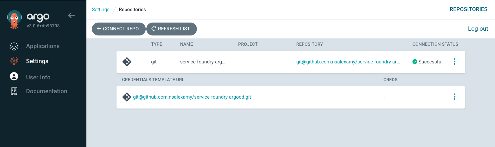 argocd repositories