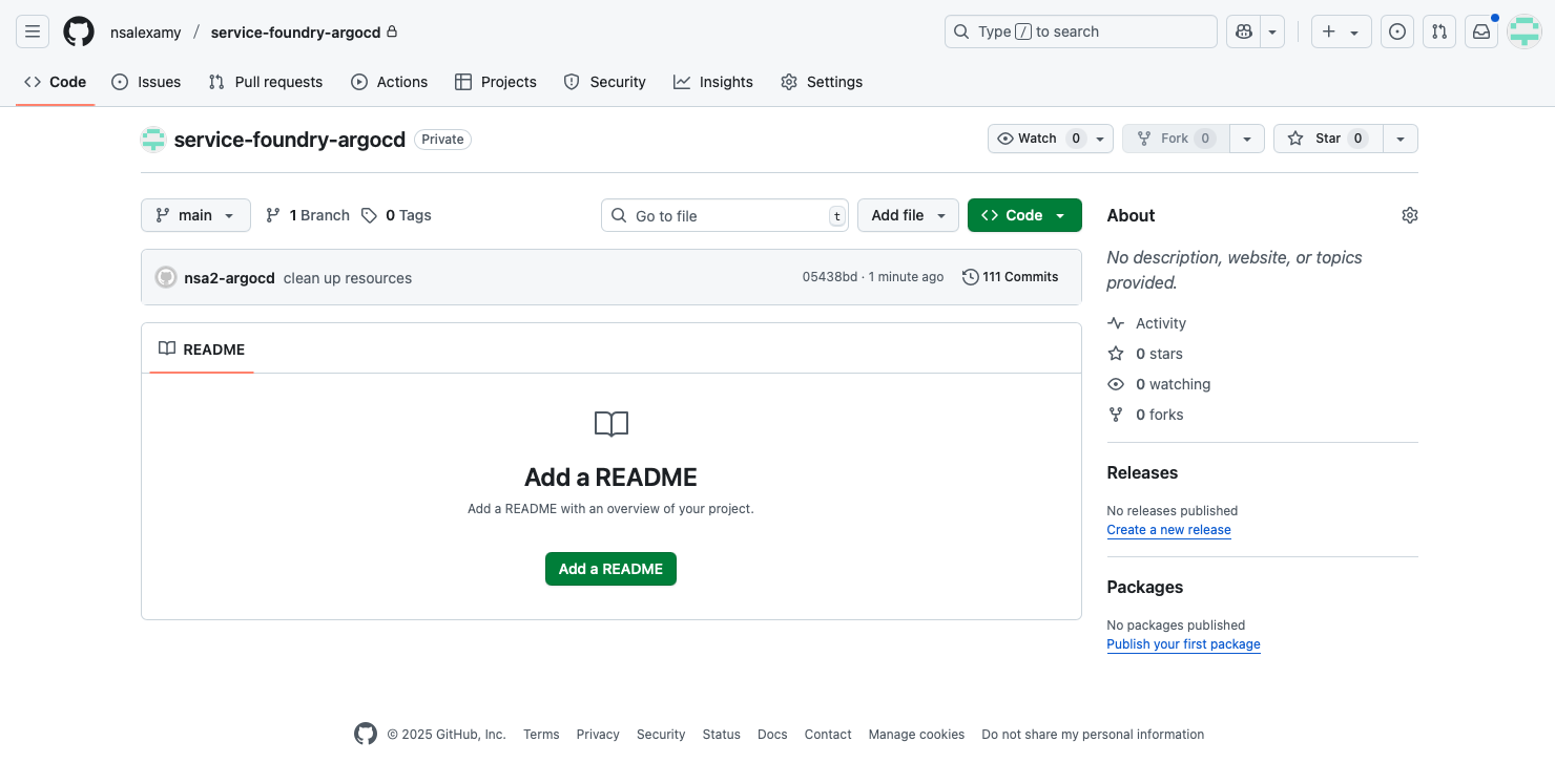 github empty repo