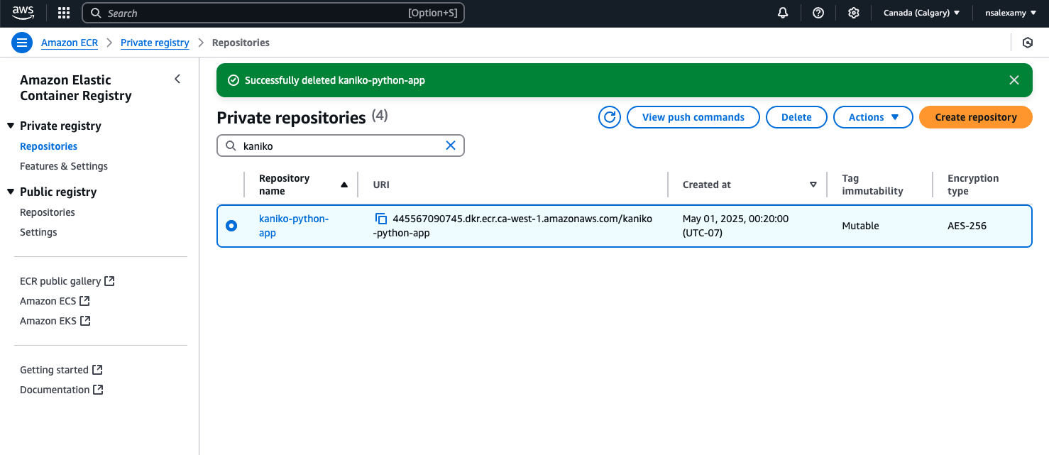 ecr repository