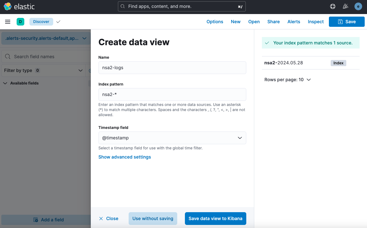 kibana nsa2 log 1