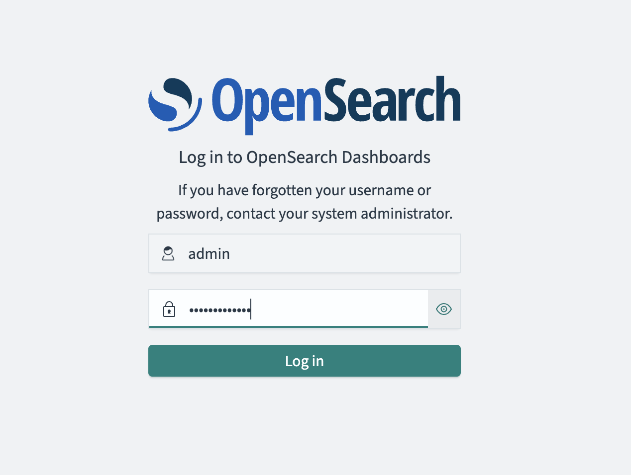 dashboards login
