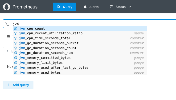 query on prometheus filtered