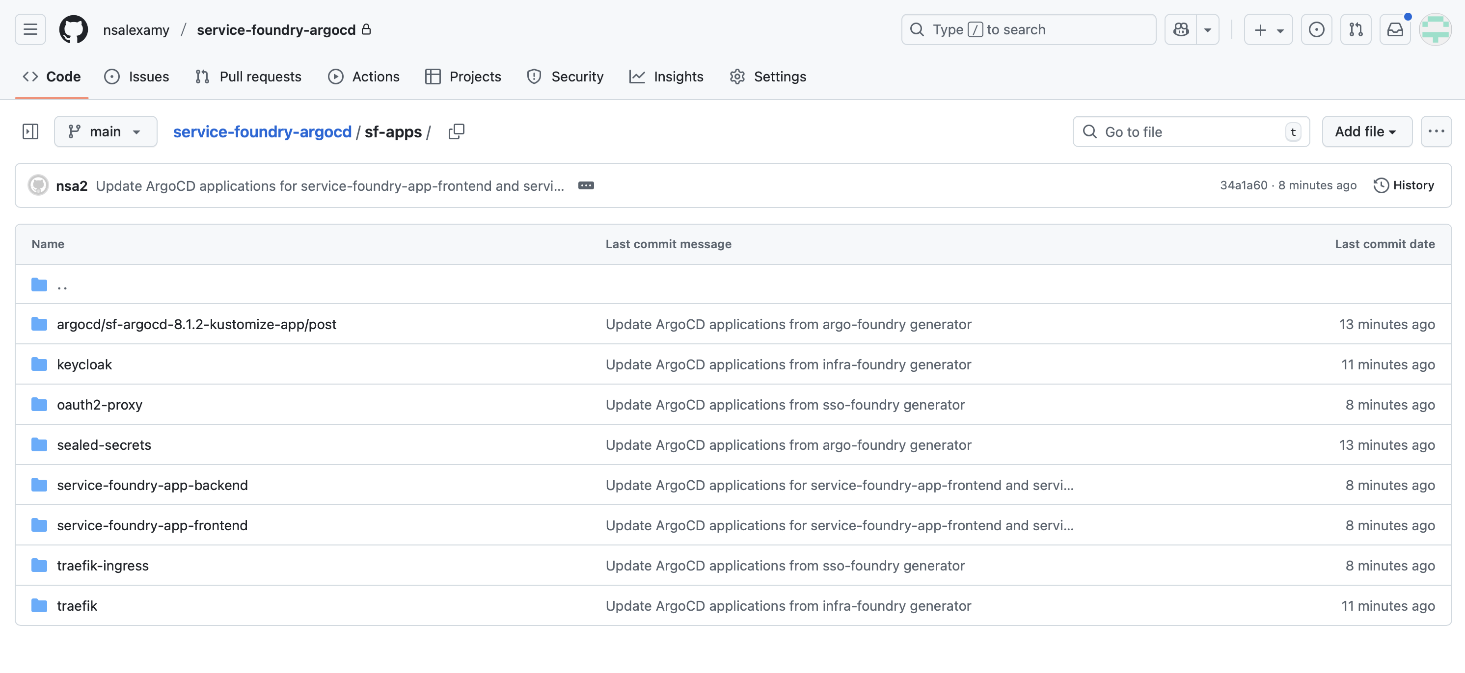 bootstrap git repository