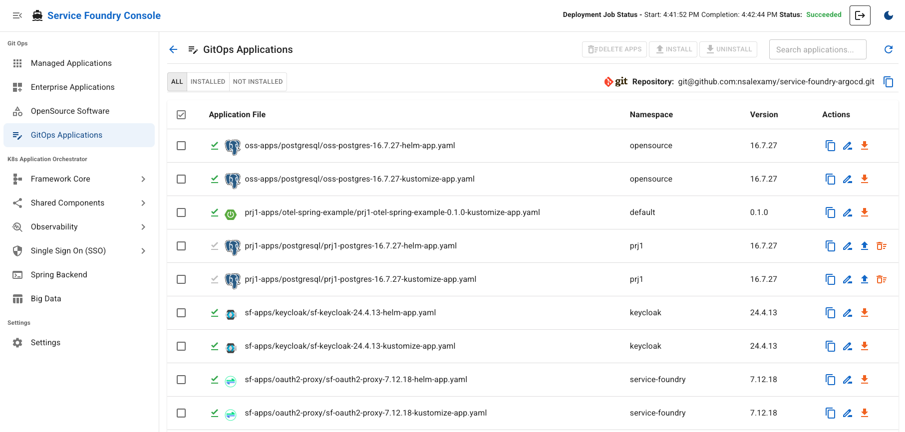 GitOps Applications
