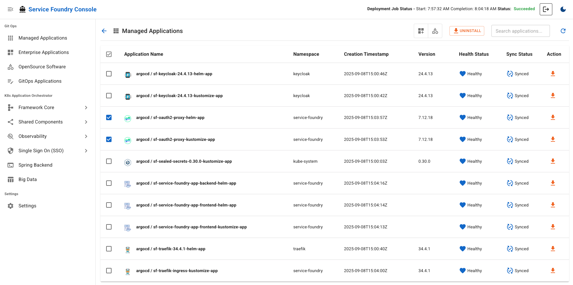 Managed Applications