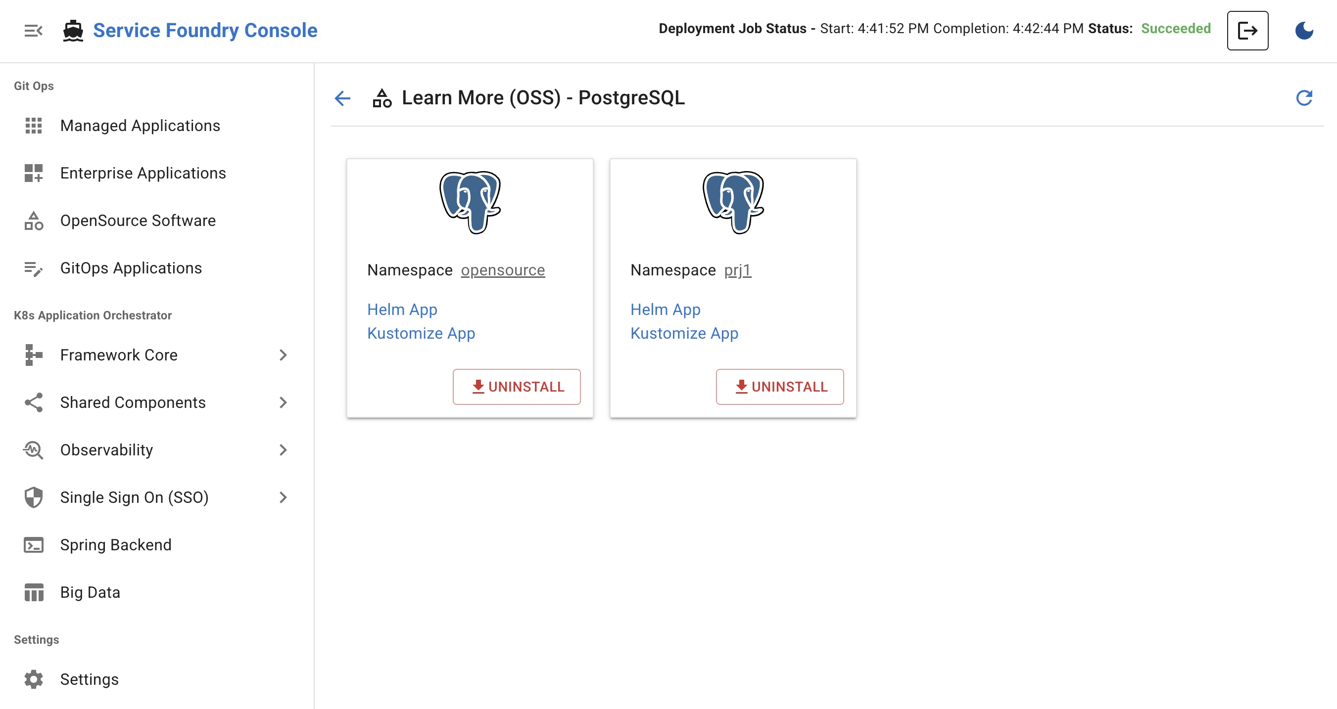 Open Source Software Application Details