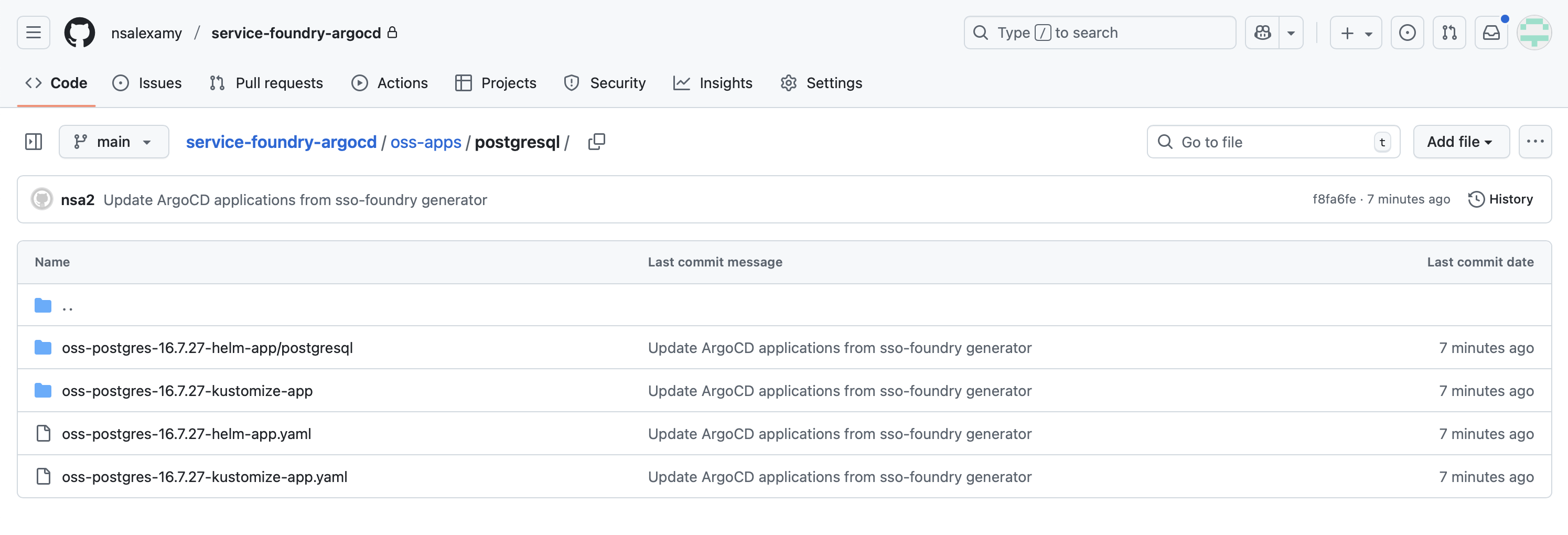 GitOps Repository - Open Source Software Application Created