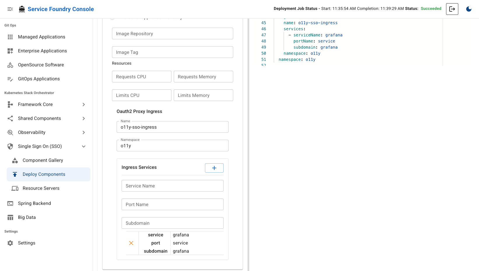 SSO Configuration