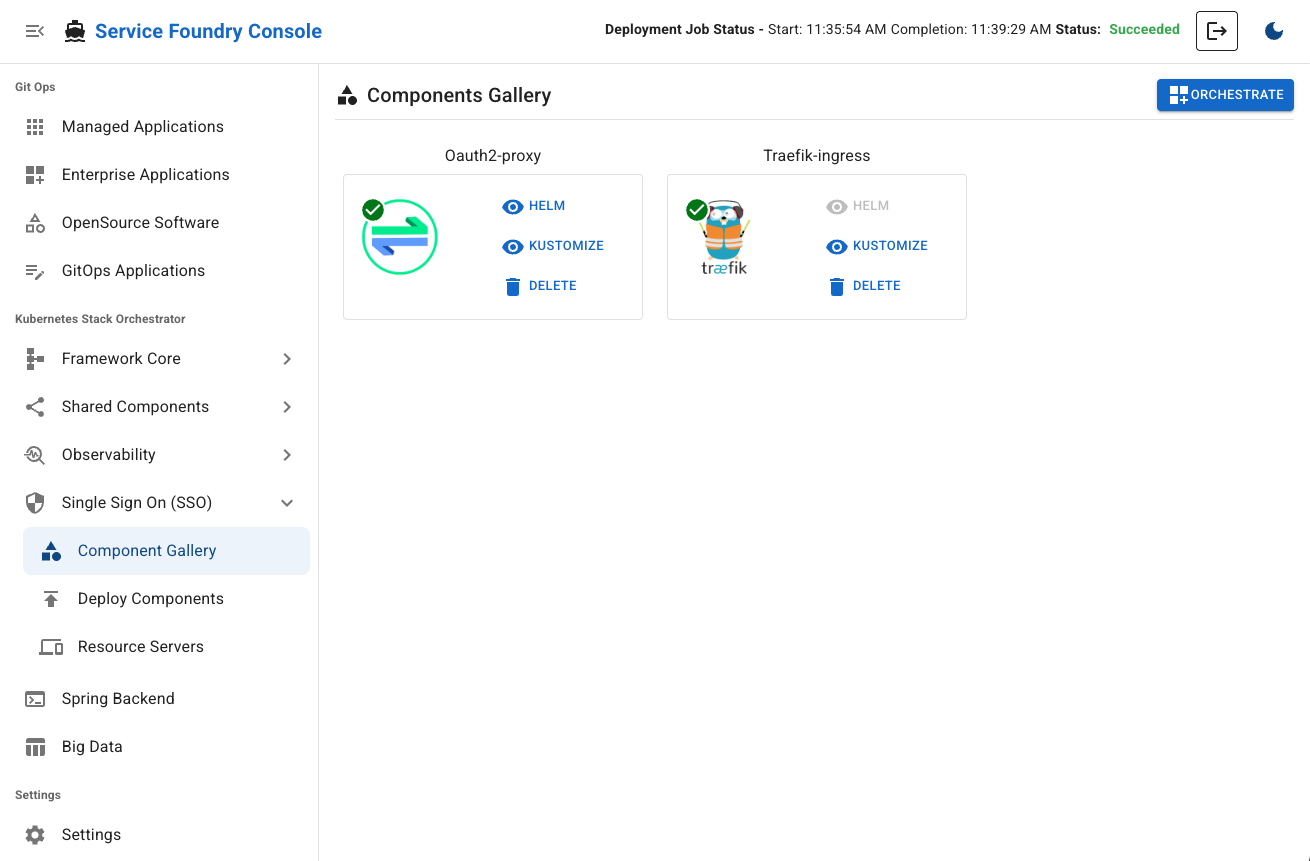 Single Sign-On (SSO) Stack