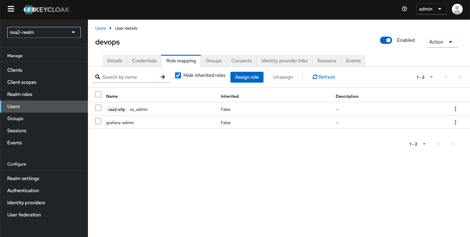kc assign roles to user